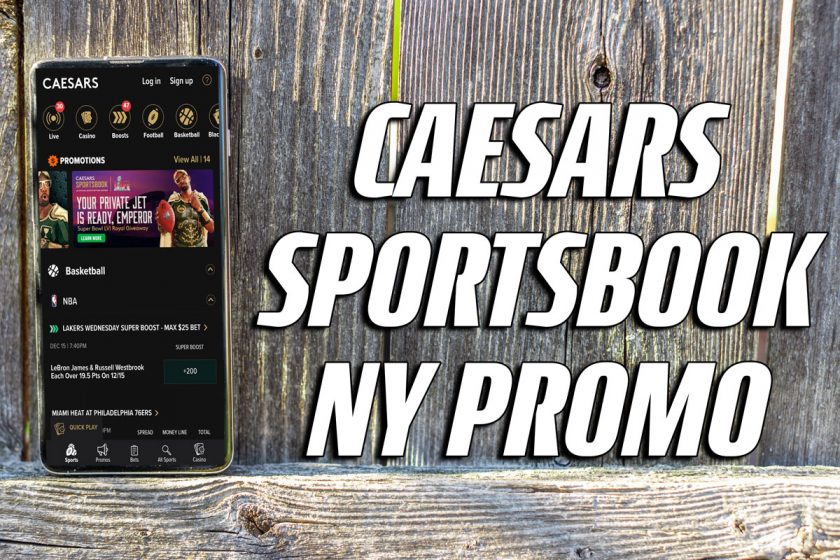 Caesars Sportsbook NY Promo for Super Bowl Sunday Gets $1,250 Bet on Caesars