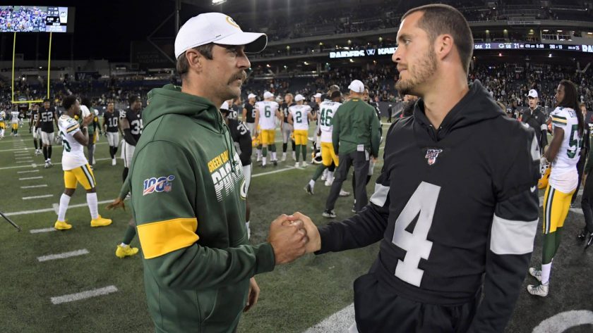 Aaron Rodgers, Derek Carr