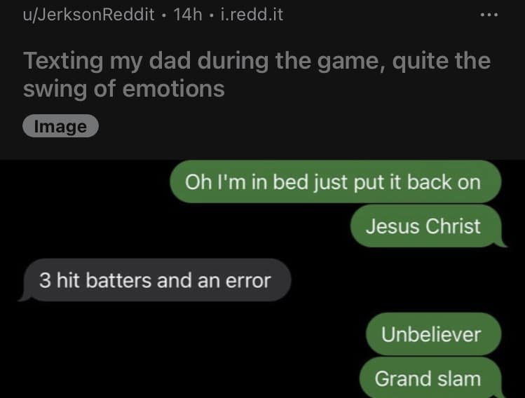 Life as a Mets fan perfectly summed up with hilarious text exchange