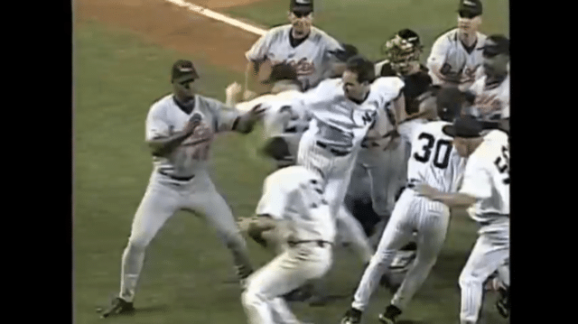It’s now been 25 years since this epic brawl between Yankees, Orioles