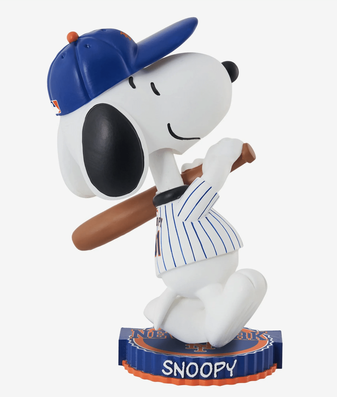 SNOOPY - SNOOPY × YANKEES ボブルヘット Snoopy is playing for Mets or Yankees  in bobblehead form