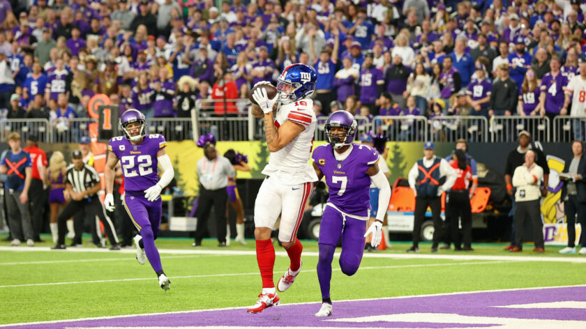 Isaiah Hodgins’ Giants playoff star turn just got more impressive