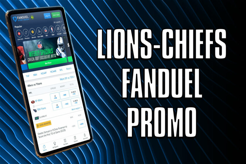 Lions-Chiefs FanDuel Promo: Bet $5, Get $200 Bonus for NFL Kickoff