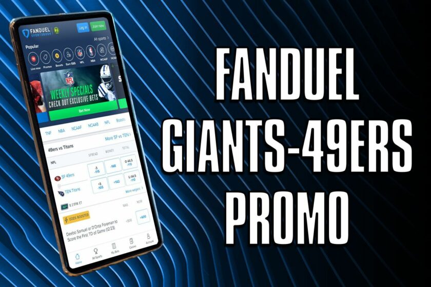 FanDuel Giants-49ers Promo: $200 Bonus For Thursday Night Football Showdown