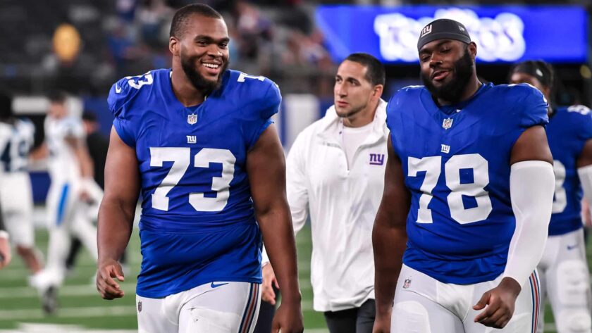 Giants LT Andrew Thomas not expected to play vs. Cardinals