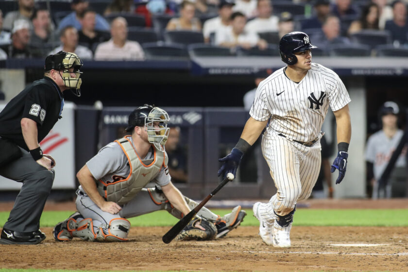 WATCH: Jasson Dominguez slugs first Yankee Stadium home run