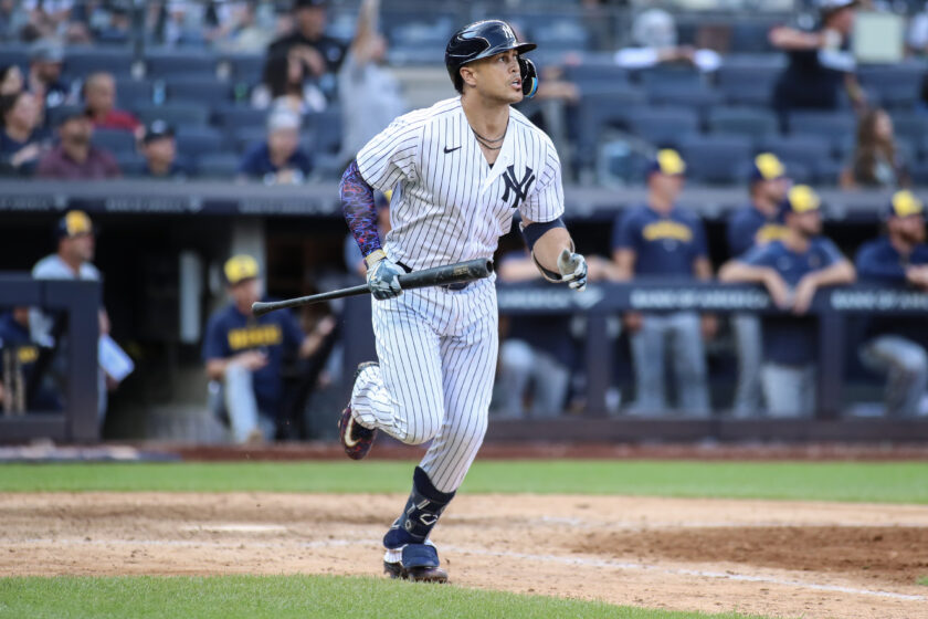 Giancarlo Stanton has become an expensive platoon player for Yankees