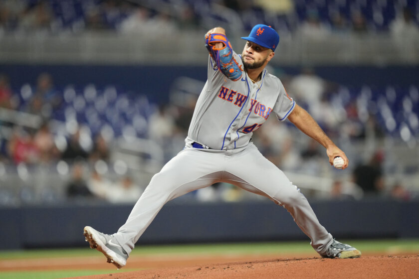 WATCH: Mets’ Joey Lucchesi throws ball to ghost fielder at third base