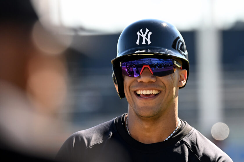 WATCH: Yankees OF Juan Soto slugs 3-run homer in spring training