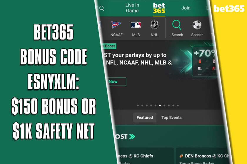 Bet365 Bonus Code ESNYXLM: Bet on the NBA With $150 Bonus or $1K Safety Net Bet
