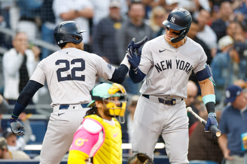 WATCH: Yankees launch three home runs in one inning vs. Padres