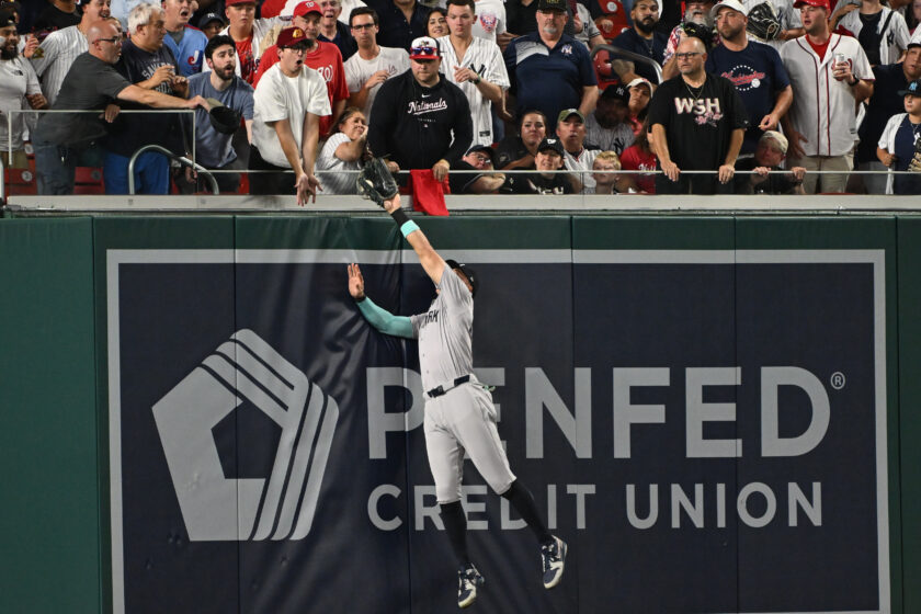 ICYMI: Yankees CF Aaron Judge robs home run in DC (Video)