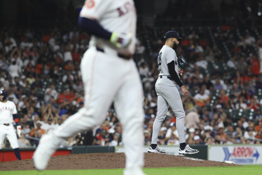 NY Yankees at Houston Astros: Rodon gets ball for rubber game