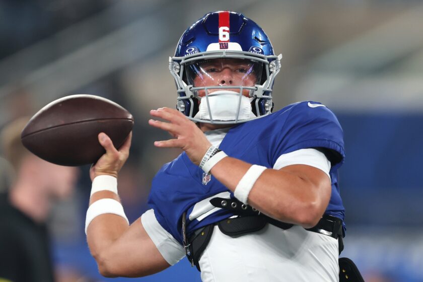 Report: Jaxson Dart to Make First Giants Start vs. Chargers in Week 4