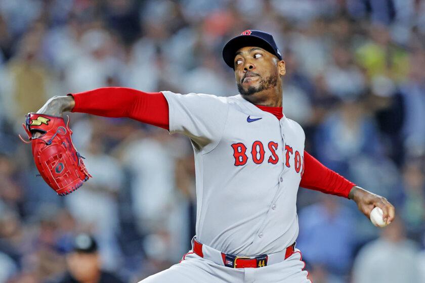 Aroldis Chapman just did a bad Vladimir Guerrero Jr. impression