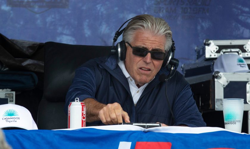 Mike Francesa is a maestro with the snow blower
