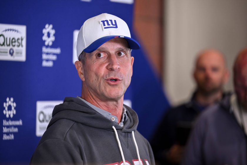 What Giants’ John Harbaugh said about Jaxson Dart, Abdul Carter, Trump controversy