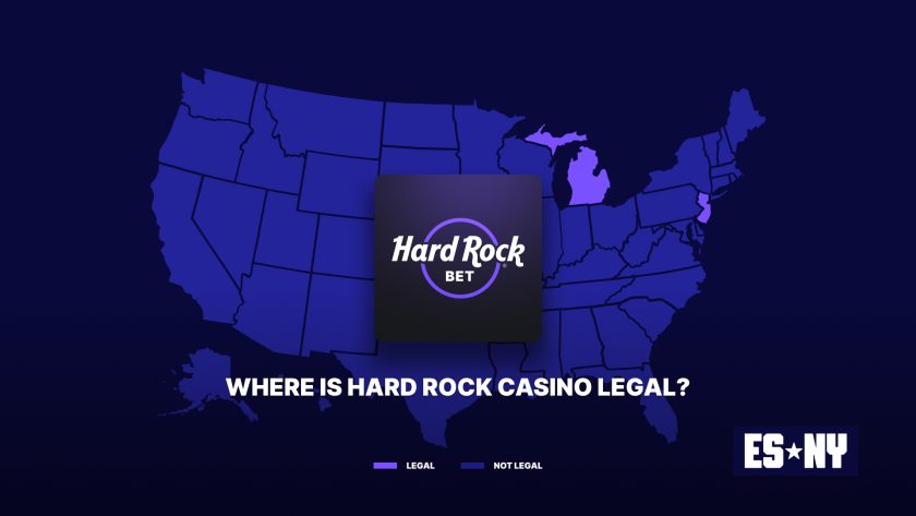 Hard Rock Casino Legal States Map