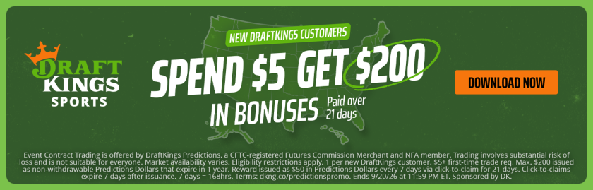 how to claim draftkings predictions promo code
