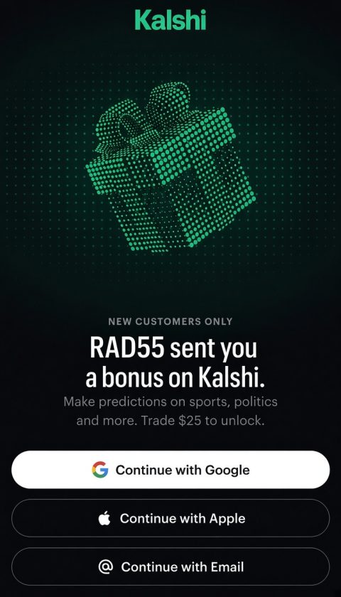 how to claim kalshi promo code RAD55
