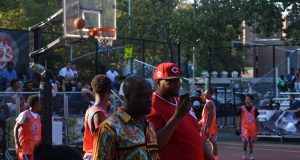 Wyclef Jean Talks Knicks, Melo At Rucker Park 