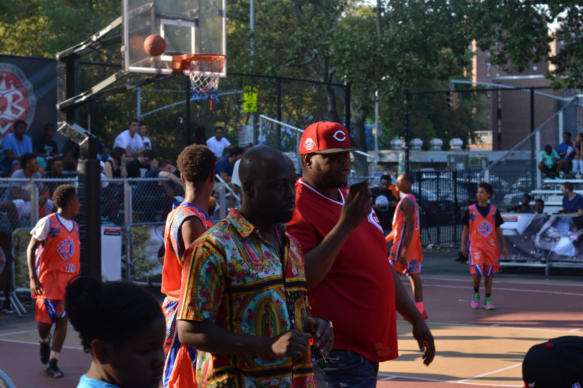 Wyclef Jean Talks Knicks, Melo At Rucker Park 