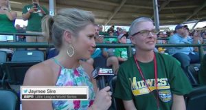 LLWS: Mom Battling Cancer Interviewed While Son Blasts Home Run (Video) 