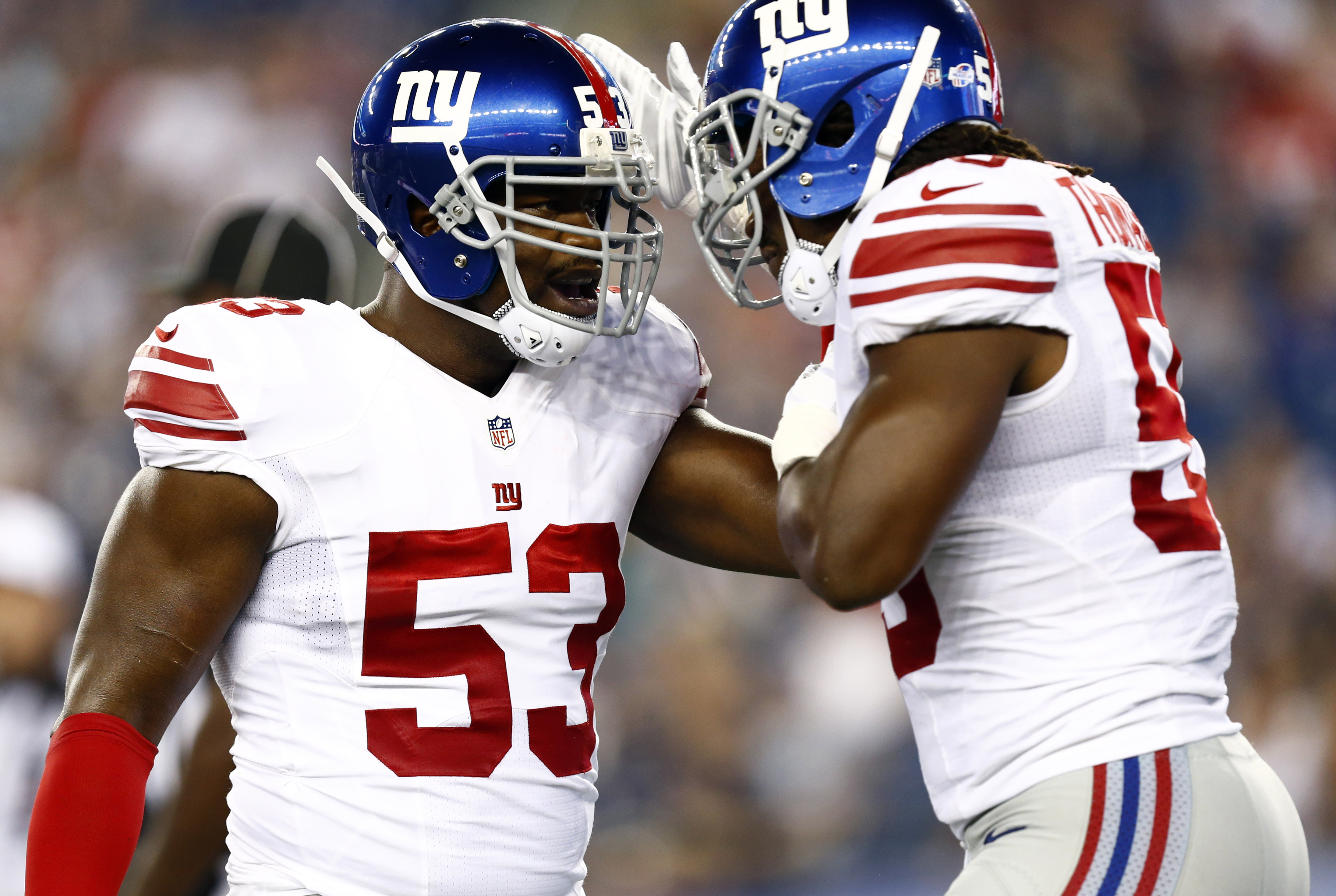 New York Giants' Linebacker JT Thomas Agrees To Pay Cut 