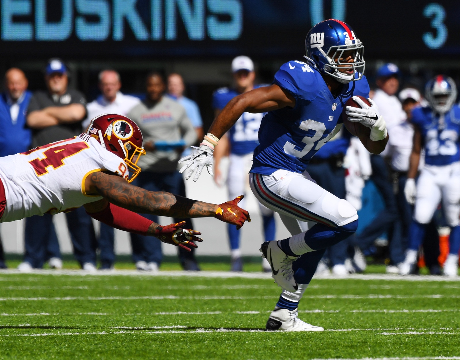 New York Giants RB Shane Vereen Lost For Season With Tricep Injury 