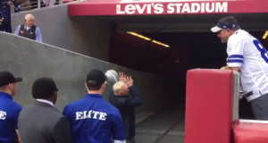 Dallas Cowboys Fan Hits Jerry Jones With Helmet (Video) 2