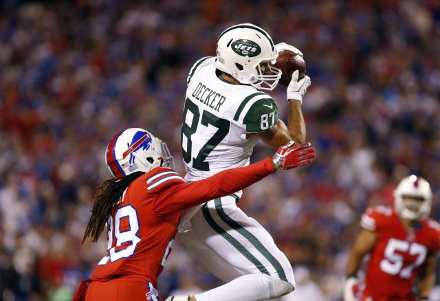 Sep 15, 2016; Orchard Park, NY, USA; New York Jets wide receiver <a rel=