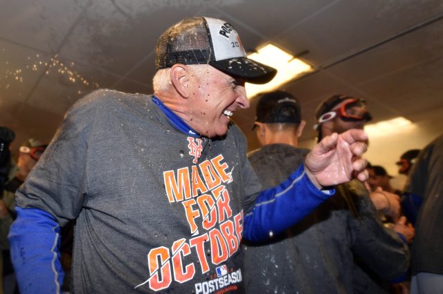 Oct 1, 2016; Philadelphia, PA, USA; New York Mets manager <a rel=