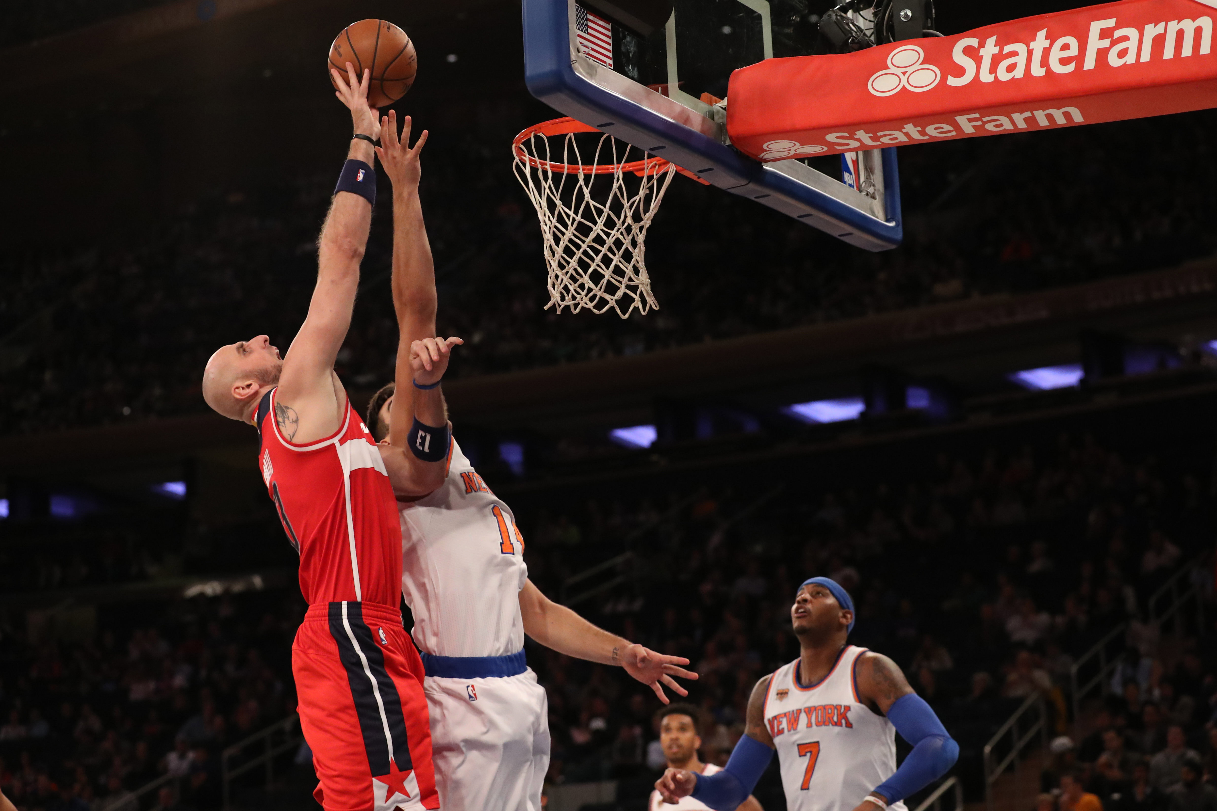 New York Knicks' Carmelo Anthony Sees 'A Lot' Of Marc Gasol In Hernangomez 1
