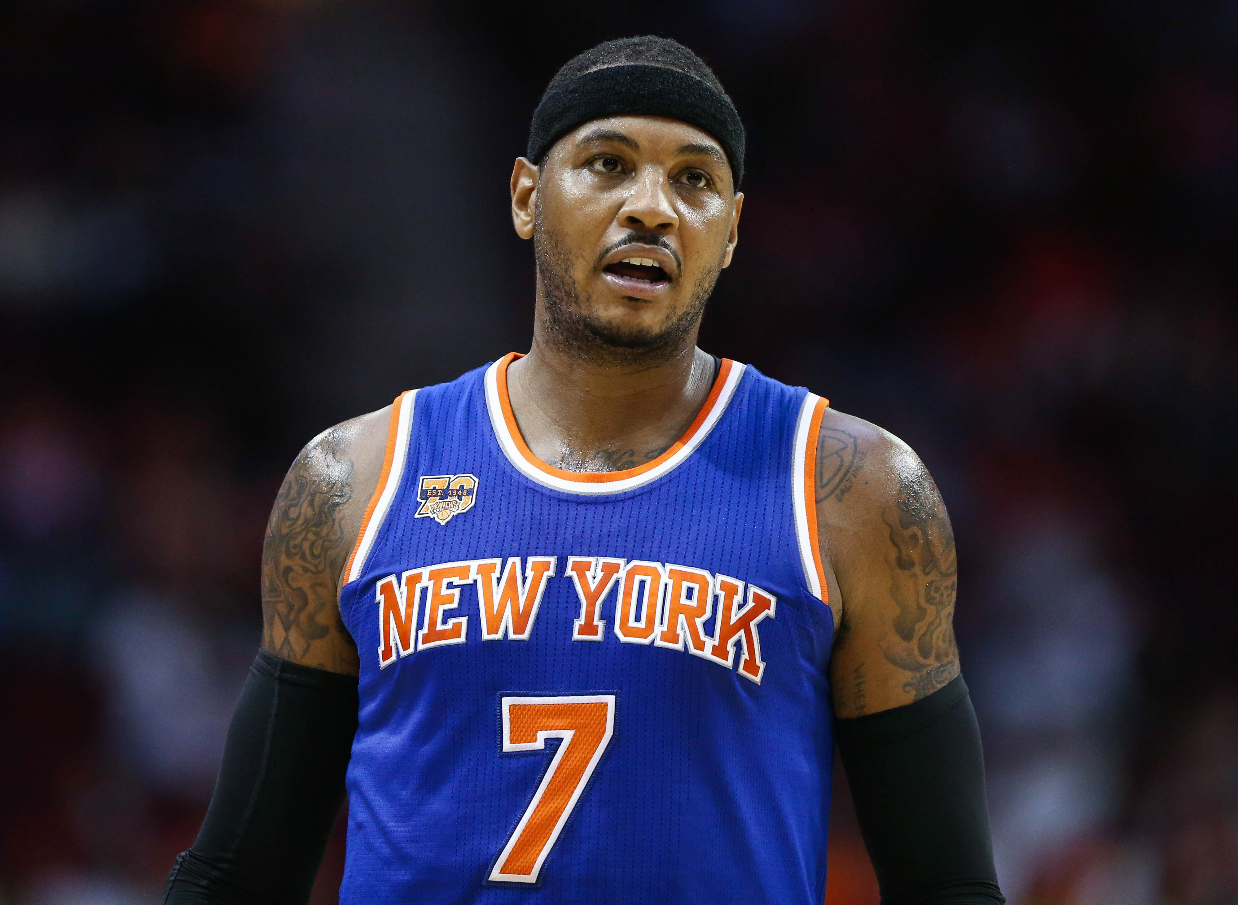 New York Knicks' Carmelo Anthony Gets All Over Slam For Top 50 Ranking 1