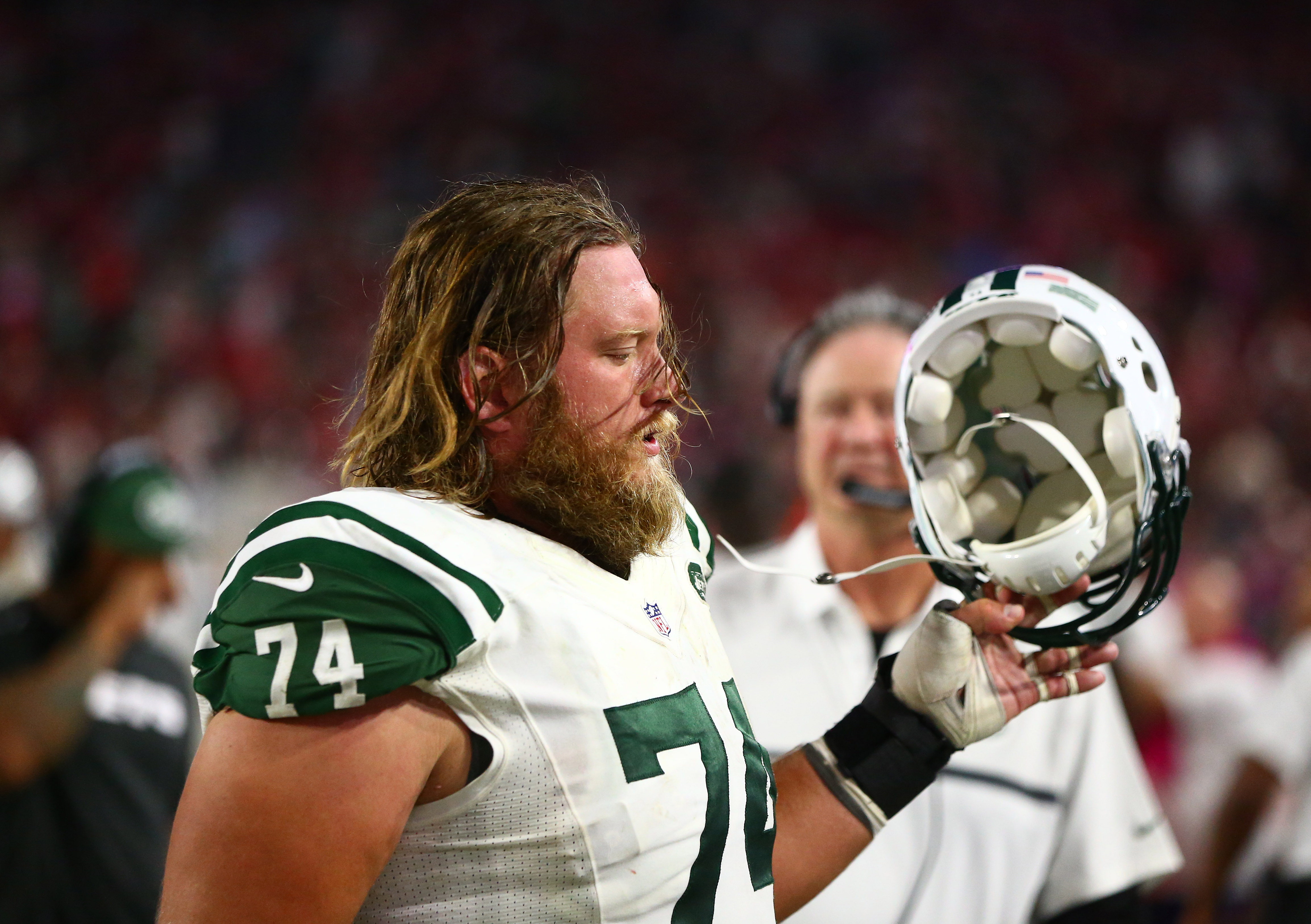 New York Jets' Nick Mangold In Walking Boot; Unlikely For Sunday 