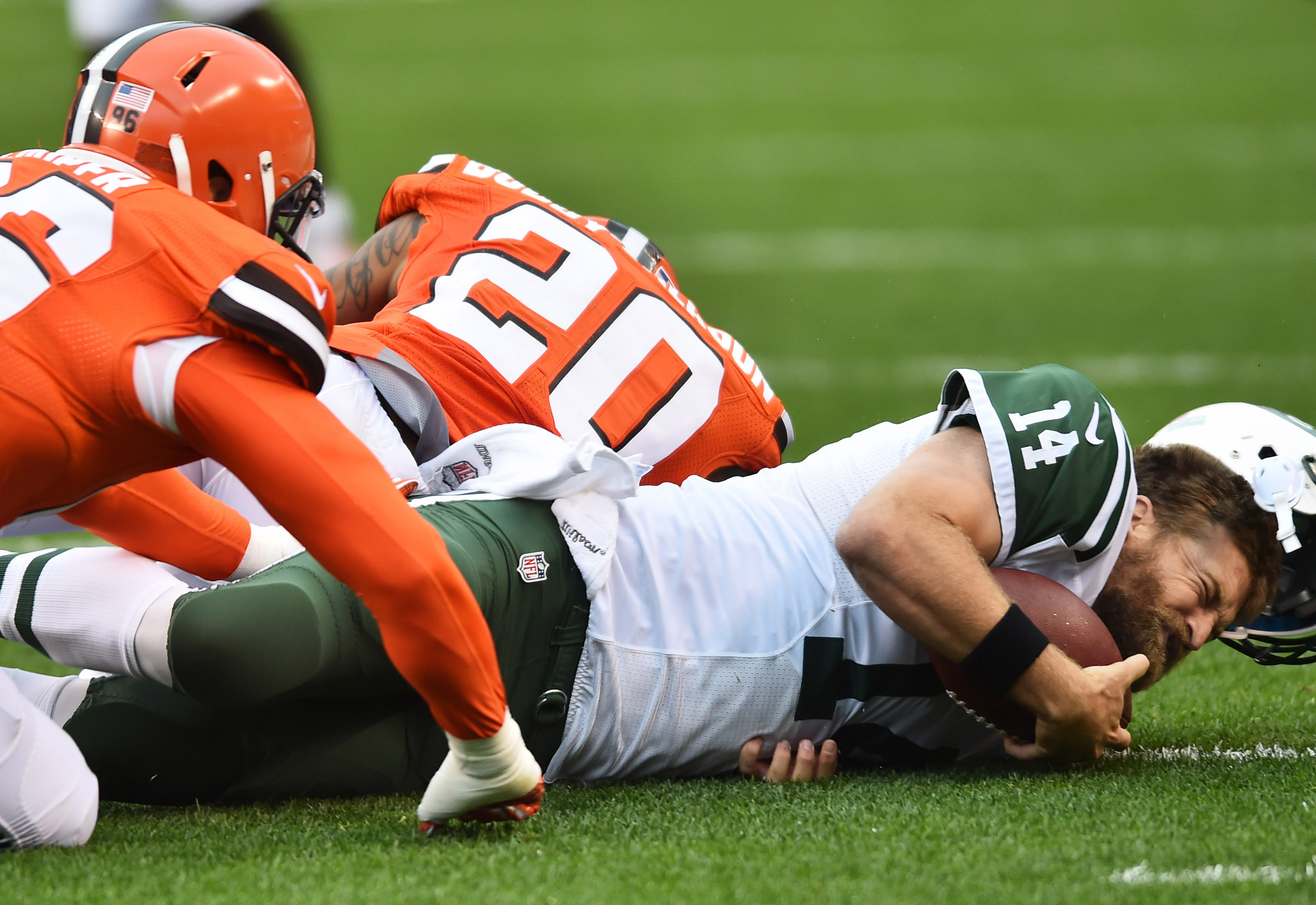 Fitzpatrick, Jets Gut Their Way To Tough Win In Cleveland (Highlights) 