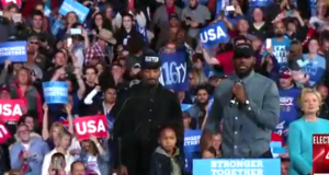 LeBron James, J.R. Smith Join Hillary Clinton At Cleveland Rally (Video) 
