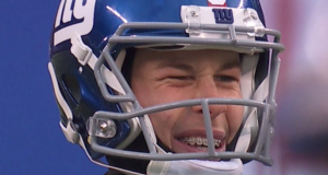 New York Giants' Brad Wing shows off braces, gets on refs 3
