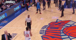 New York Knicks' Joakim Noah goes with the 'mock clap' towards Billy Donovan (Video) 
