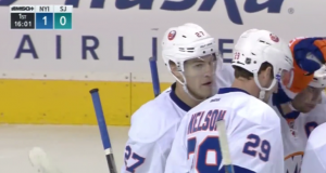 Anders Lee gets New York Islanders on the board first in San Jose (Video) 