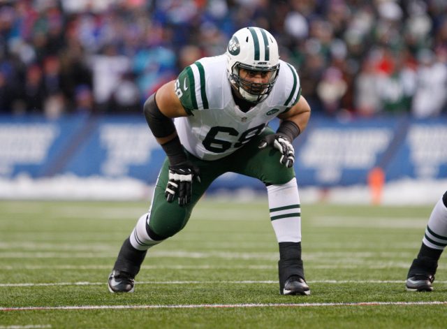 Jan 3, 2016; Orchard Park, NY, USA; New York Jets tackle <a rel=