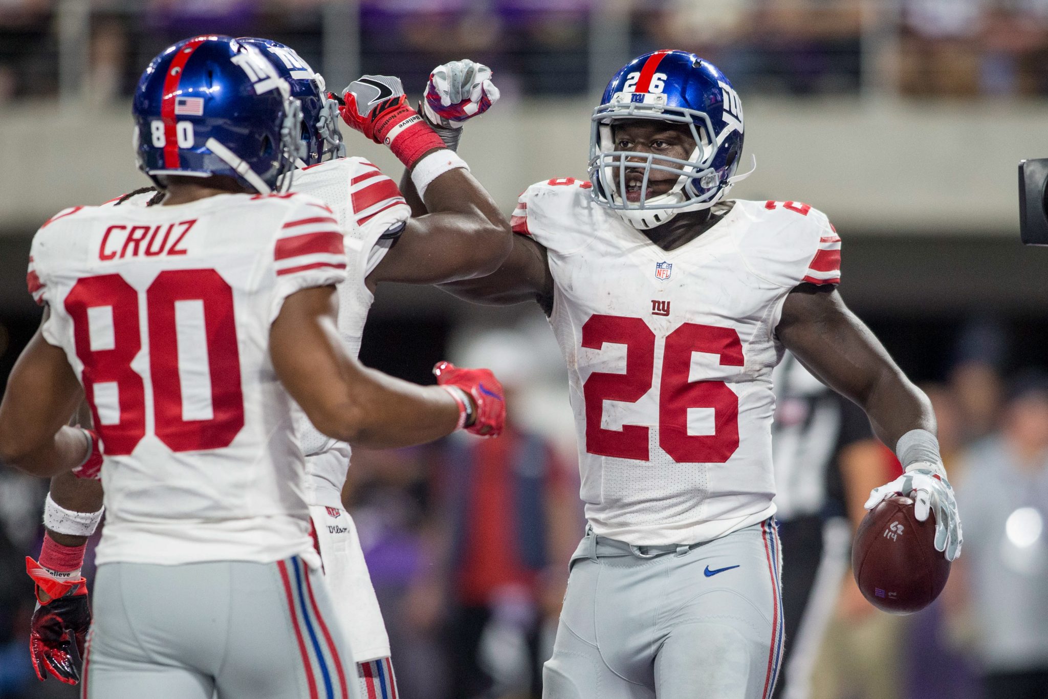 New York Giants RB Orleans Darkwa lands on IR, S Eric Pinkins elevated from the PS 