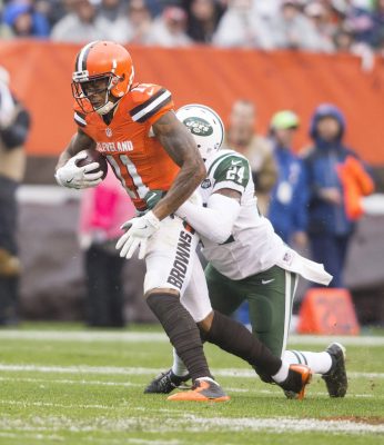 Oct 30, 2016; Cleveland, OH, USA; Cleveland Browns wide receiver <a rel=