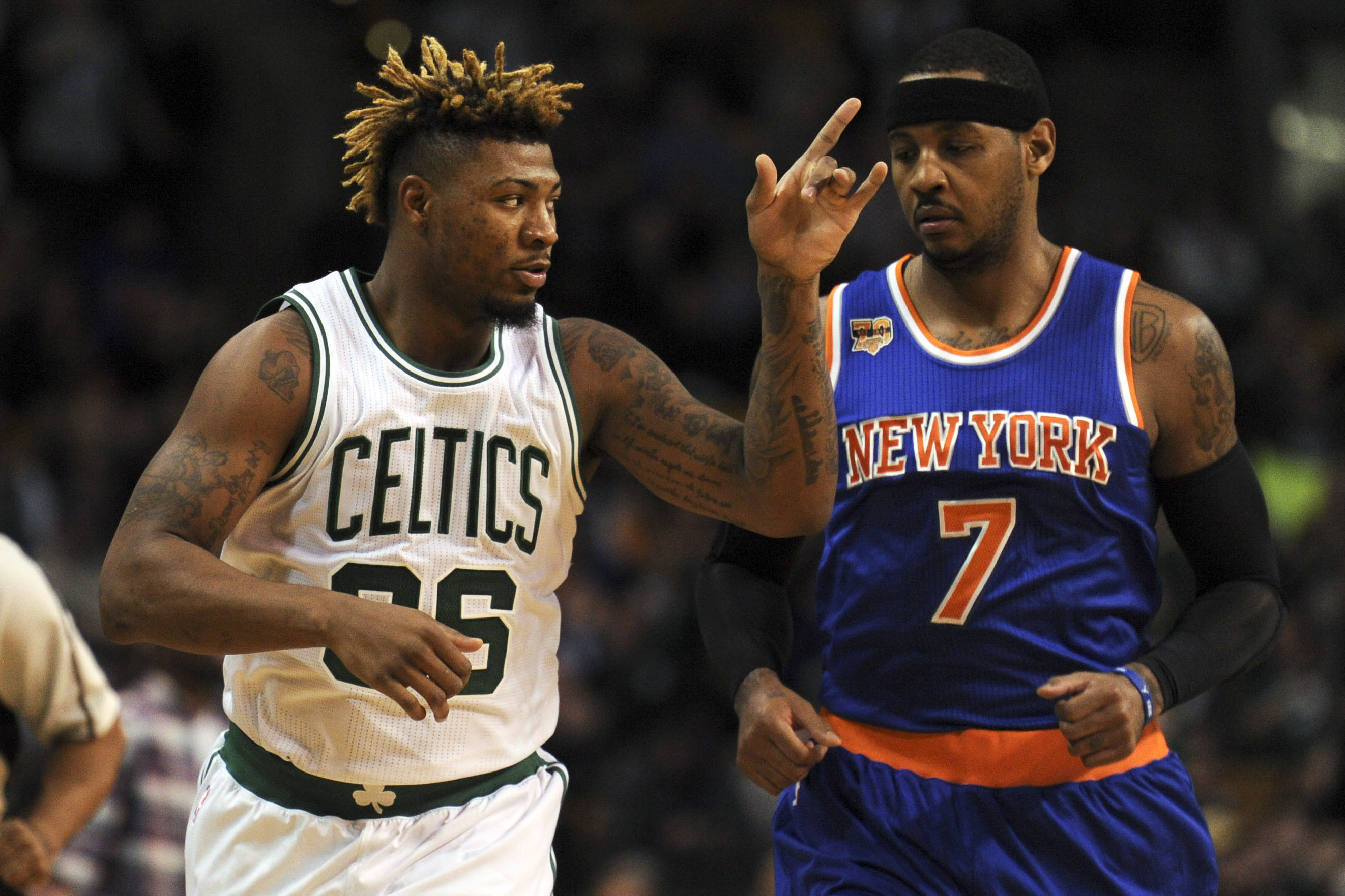 Lack of Composure Destroys Carmelo Anthony, New York Knicks In Boston (Highlights) 
