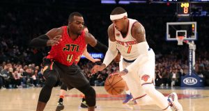 Carmelo Anthony, New York Knicks own matinee against Atlanta Hawks (Highlights) 2