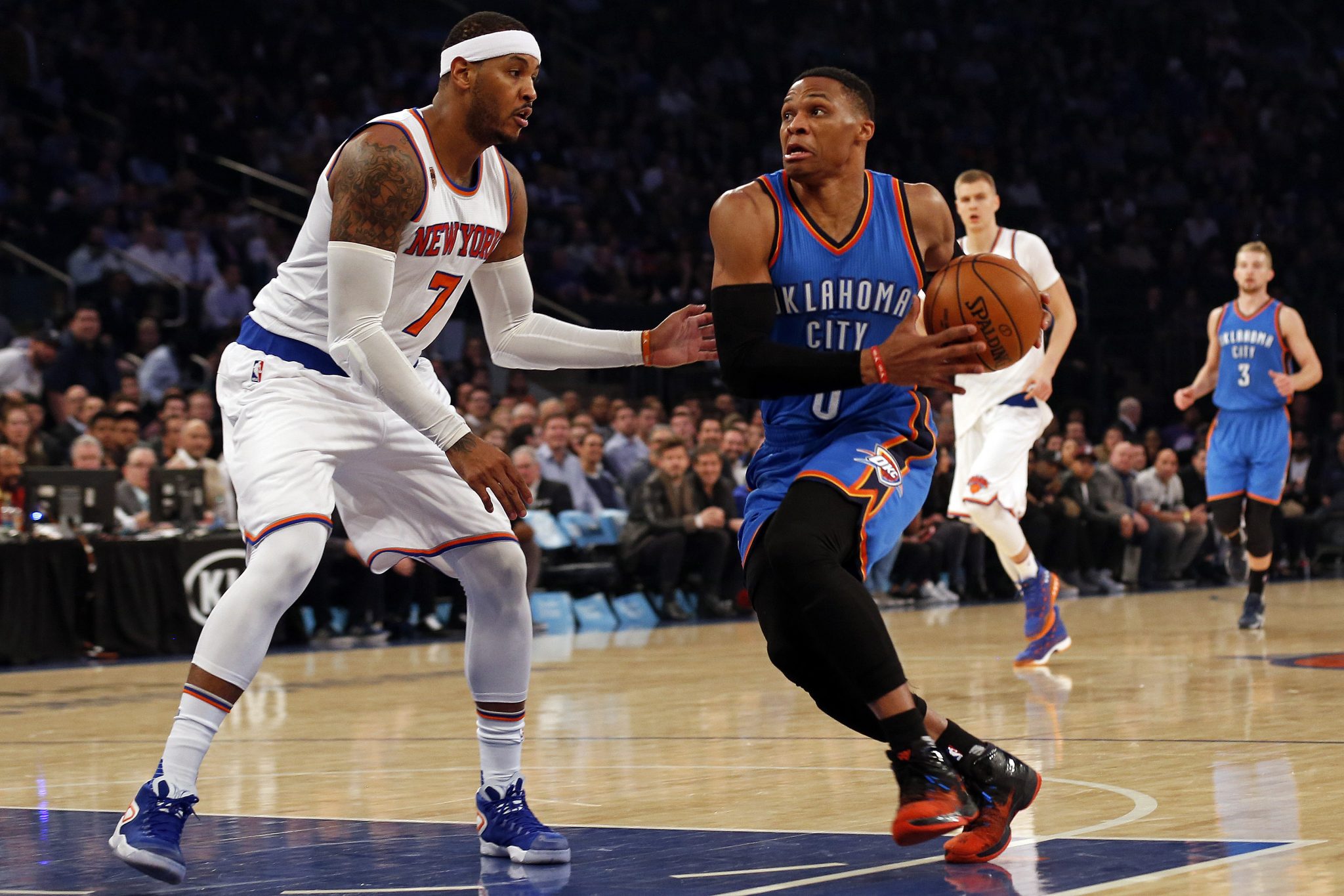 Electric Garden can't save New York Knicks against Russell Westbrook, Thunder (Highlights) 