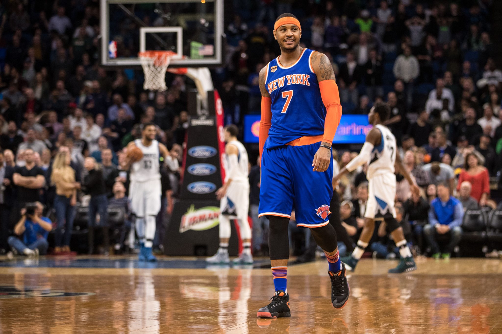 Carmelo Anthony nails game-winner for New York Knicks in Minnesota (Highlights) 2