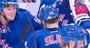 New York Rangers: Brady Skjei nets his first NHL goal (Video) 