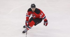 Devils' Miles Wood receives autograph ten years in the making 2