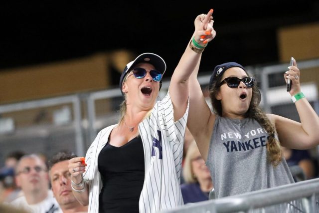 The Yankees Fan Yankees Fans Like to Watch Watching the Yankees